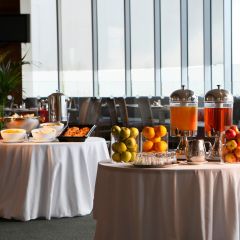Breakfast buffet at Metro Hotel Dublin Airport. Metro Hotel near Dublin Airport is serving continental and cooked breakfast daily 